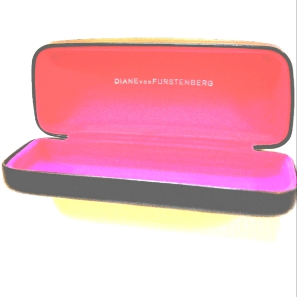 EC DVF Diane Von Furstenberg Eyeglass Hard Case - Picture 7 of 8